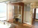 Cameo řada 880 (barva skořepiny Copper Sand), sauna Lounge Q a solární louka - realizace.